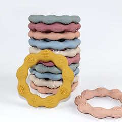 Silicone Teethers for 6 Months Babies - Boilable & Anti Chewable