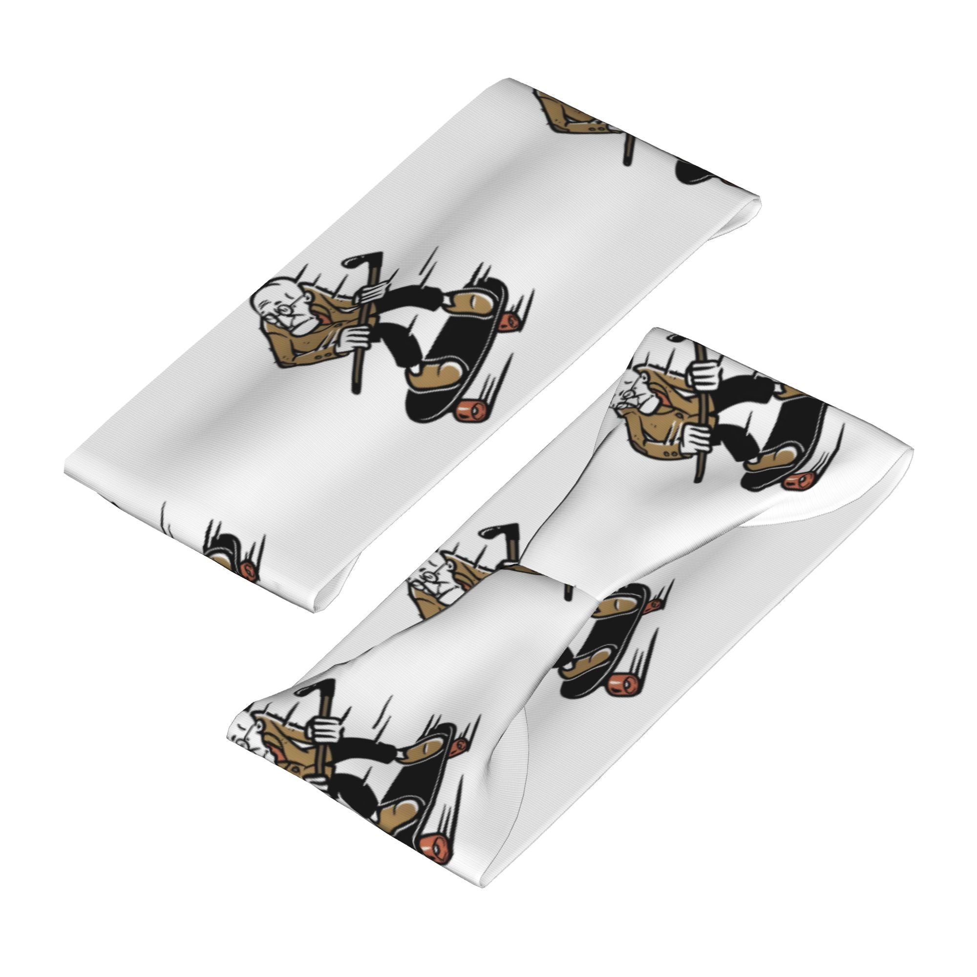 Skateboard Sports Headband Sweat Wicking Stretchy Breathable Polyester