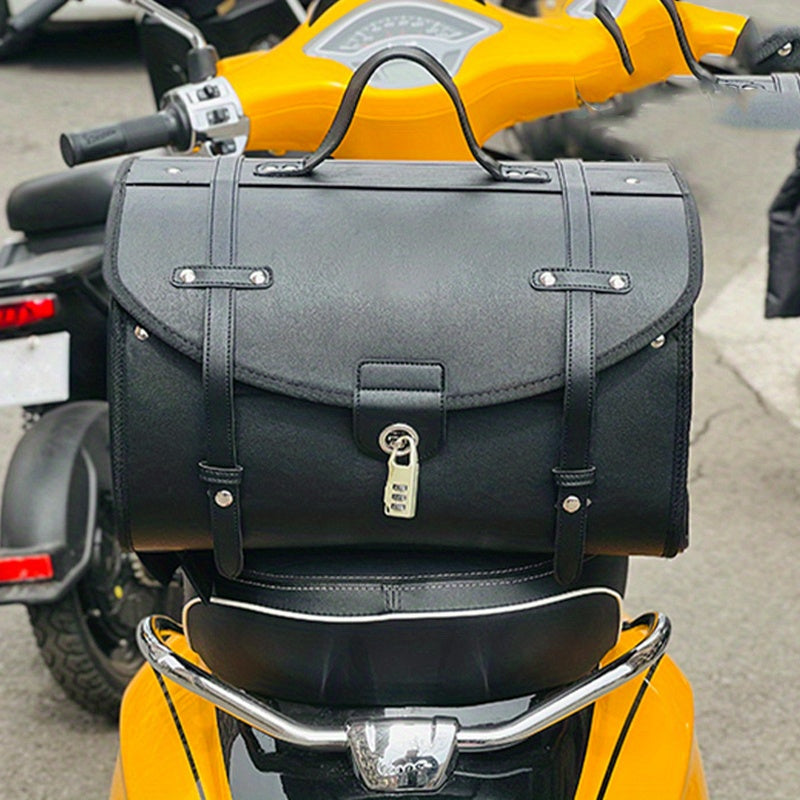 Retro Rear Seat Motorcycle Side Waterproof Luggage Bag