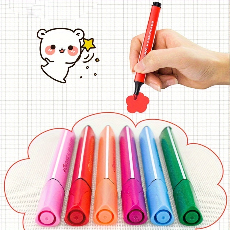 Washable Watercolor Pens 12/24/36 Colors Kids Safe