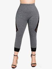  Lace High Rise Skinny Leggings