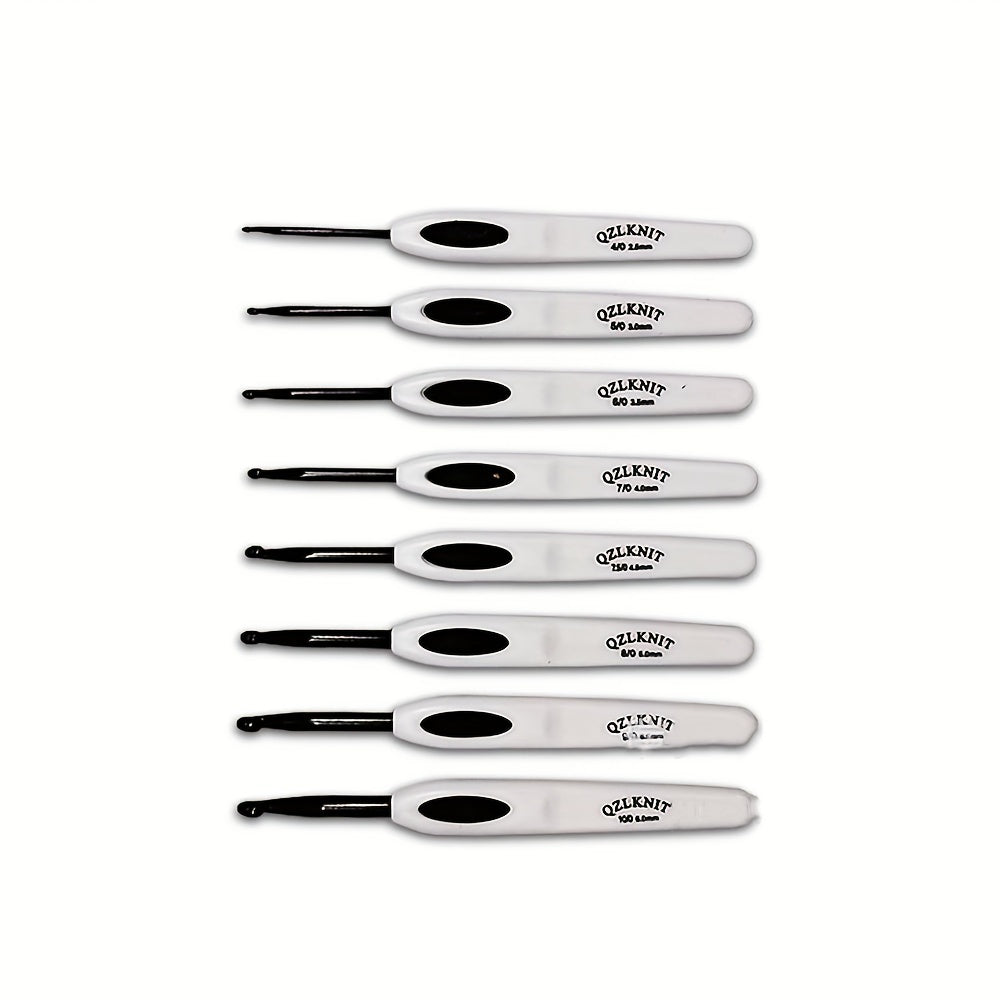 8pcs Knitting Tool Set Aluminum Crochet Suit
