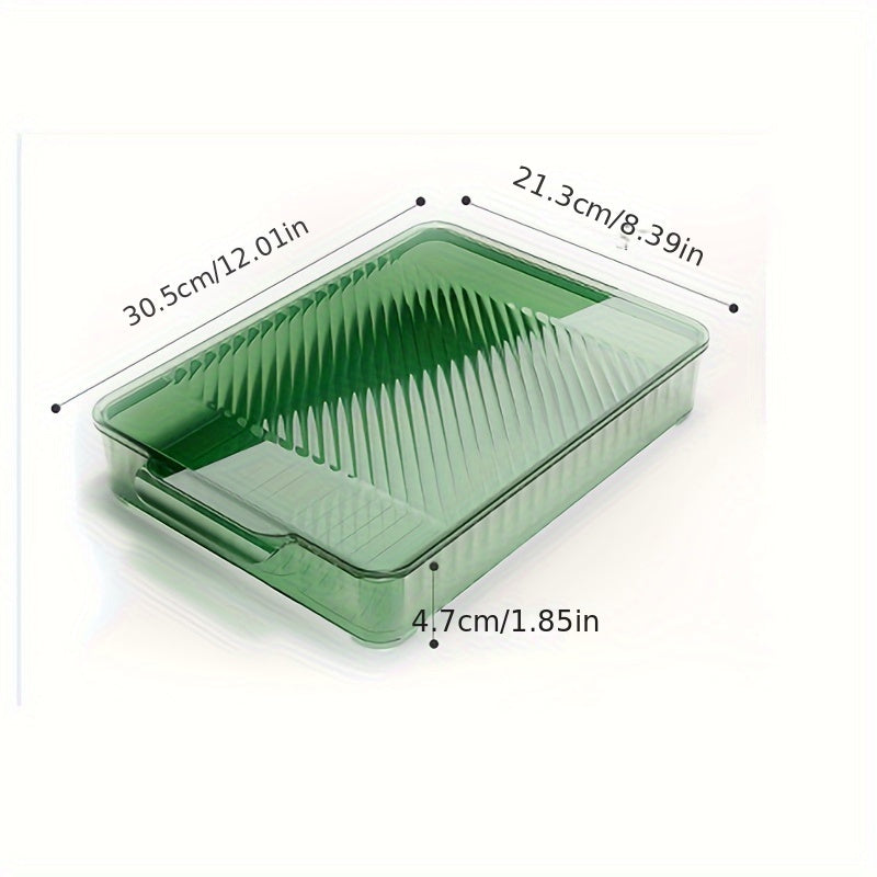 Food Draining Box Transparent Storage Case Thickened Fresh Keeping Box