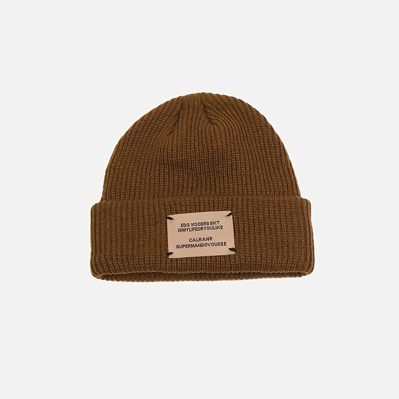 Vintage Woolen Beanie Hat Women's Cap Autumn Winter Cold Cap