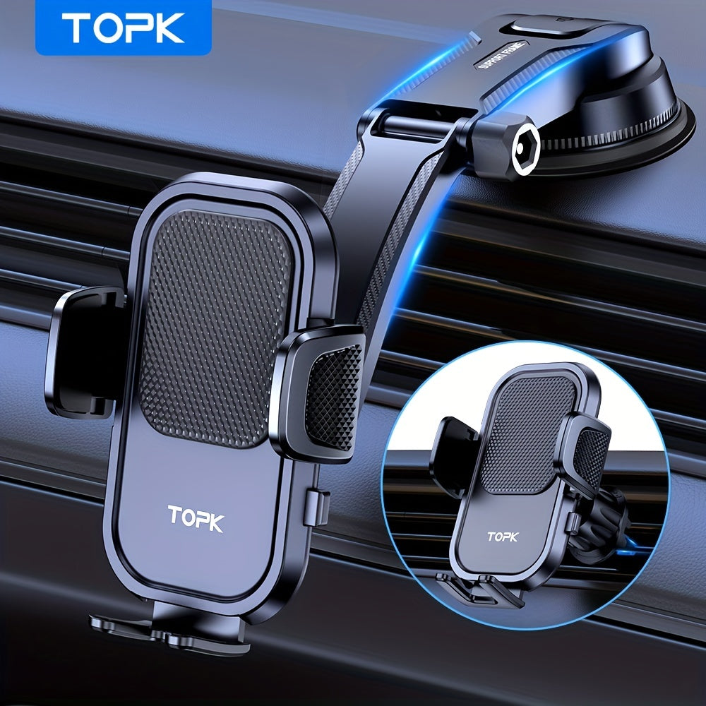 2 IN 1 Car Phone Holder Mount Dashboard & Air Vent