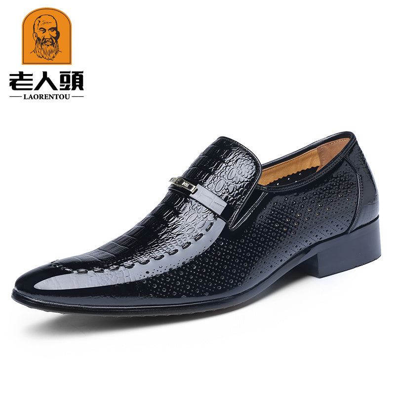LAORENTOU Men's Dress Shoes Lightweight Formal Shoes Wedding Business