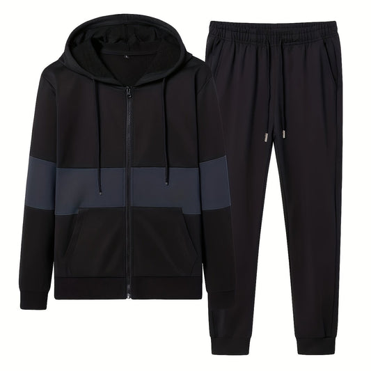 Men's Zip Up Hoodie & Sports Trousers Set