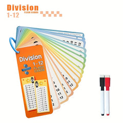 Learning Cards Math Addition Subtraction Multiplication Division Kids