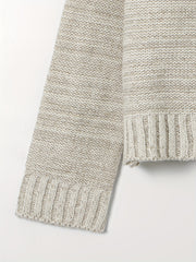  Solid Long Sleeve Turtle Neck Sweater