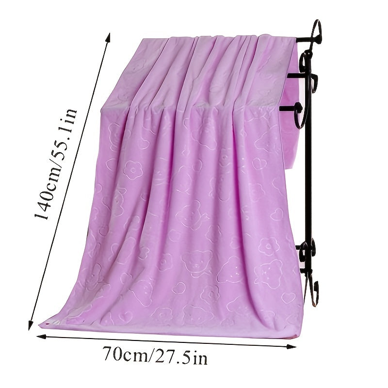 Microfiber Absorbent Towel Soft Beach Shower Towel Quick Drying 27 5x55 1inch