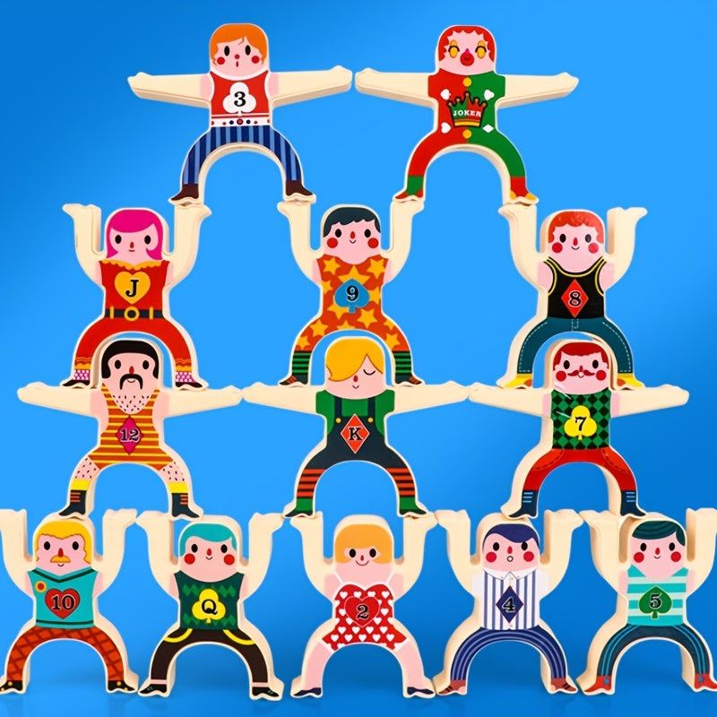 Balance Doll Board Stacking High Blocks for Kids