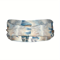 Winter Themed Unisex Sports Headband Snowy Design