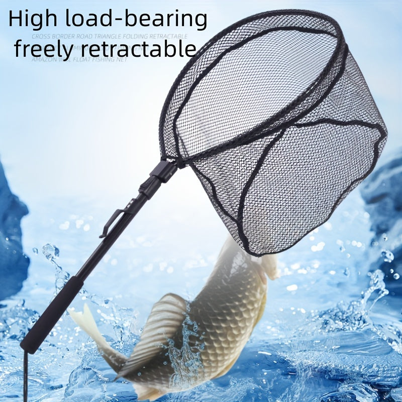Fishing Net w/ Folding Aluminum Handle Fishing Gear