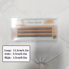 C Curling Fishtail False Eyelashes 0.07mm Thickness