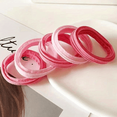 5pcs Wide Elastic Hair Tie Thick Hair Rope Seamless Ponytail Holder