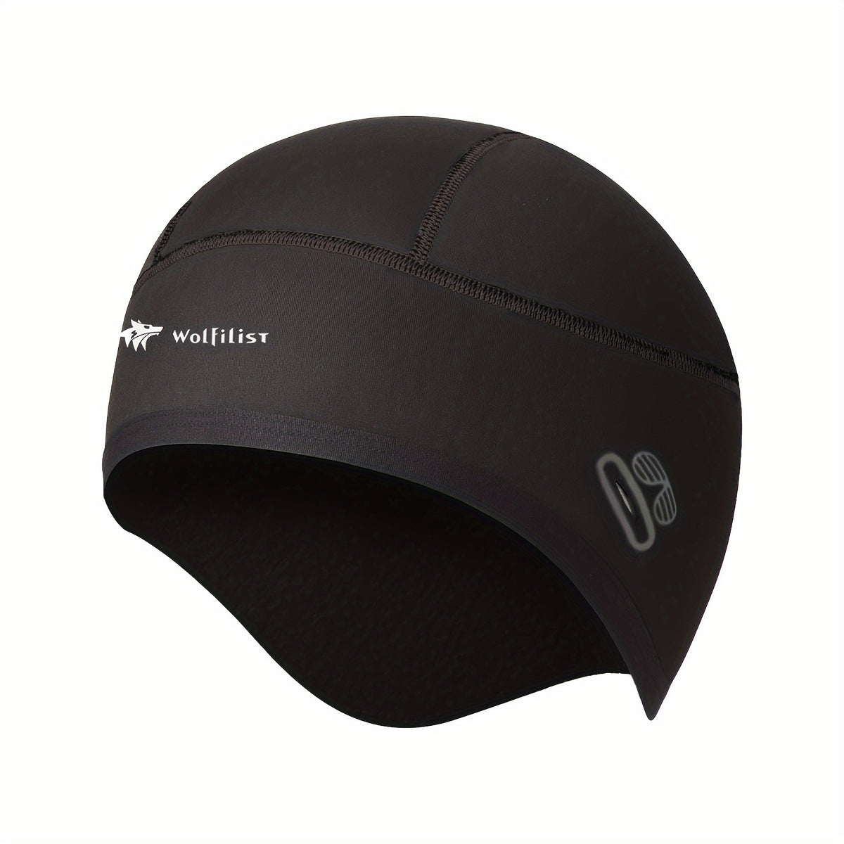 Skull Cap Sweat Wicking Helmet Liner with Ear Covers for Riding Cycling Running