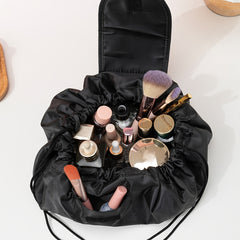 Lazy Drawstring Makeup Bag Large Capacity Travel Cosmetic Bag