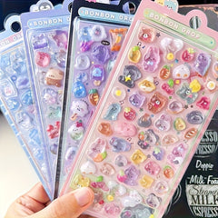 3D Embossed Stickers for DIY Crafts and Scrapbooking
