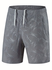 Men's Active Drawstring Shorts Stretchy and Comfortable for Workouts