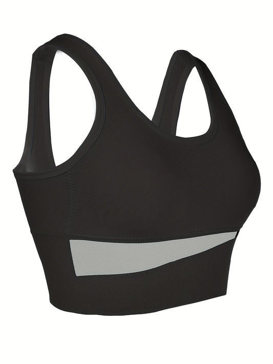 Seamless Wireless Sports Bra Push Up Running Workout Bra