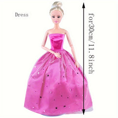8inch Doll Half Wrapped Skirt Dress Princess Clothing Accessories