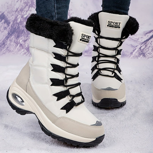 Women's Snow Boots Warm Air Cushion Hiking Shoes