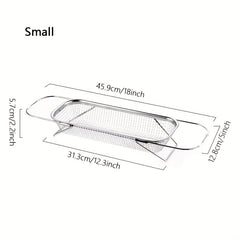 Retractable Drain Basket Kitchen Sink Drain Rack Household Washing Basket