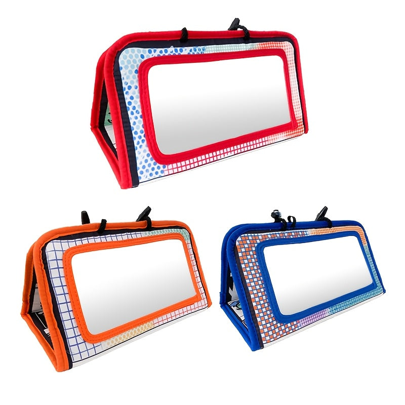 2pcs Interactive Foldable Time Mirror Toy Early Education Floor Game