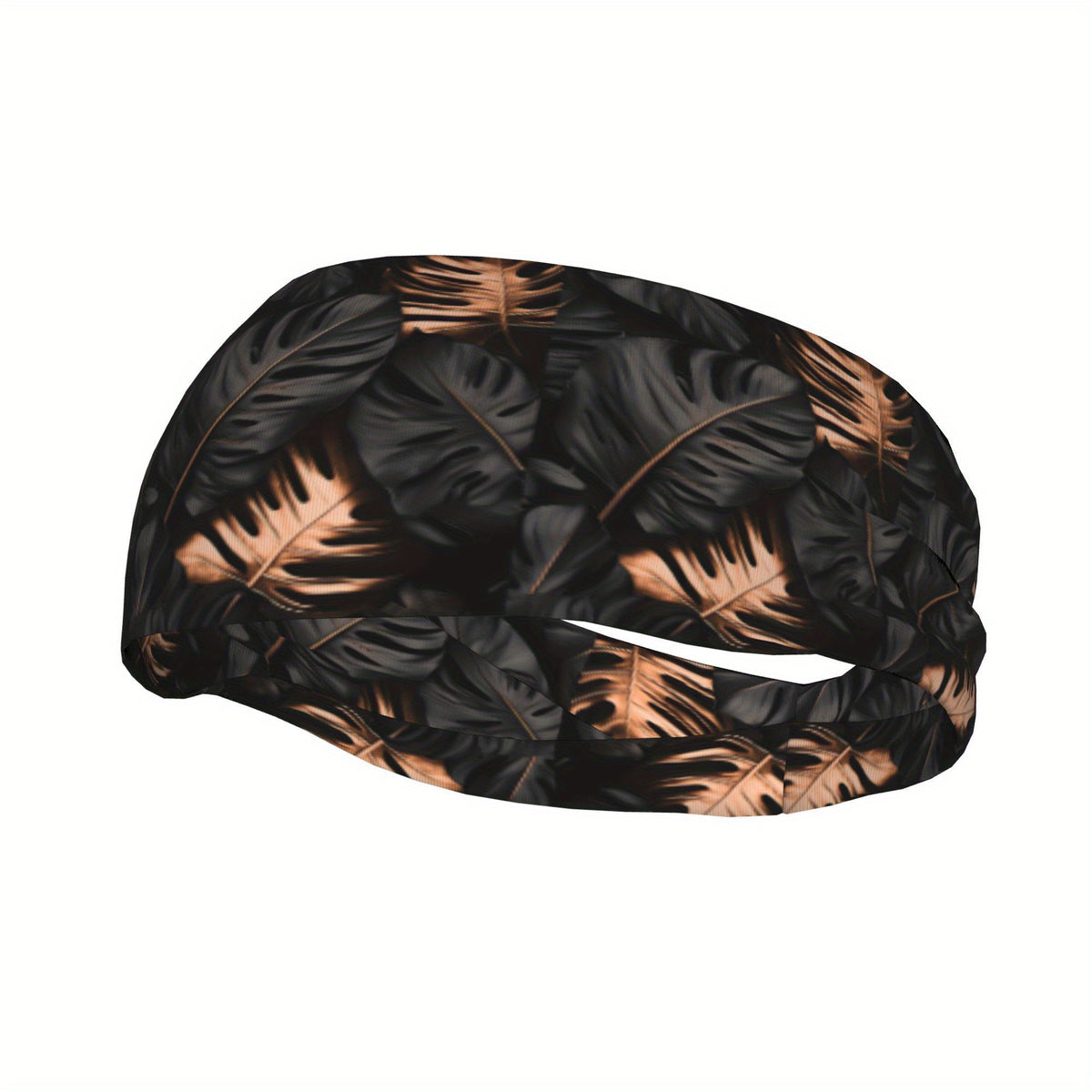 Unisex Tropical Leaf Sports Headband for Yoga Gym Running