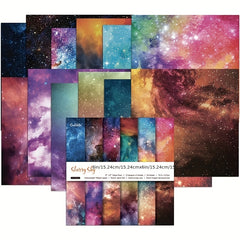 12pcs DIY Photo Album 6 Inch Clipping Paper Diary Material Paper