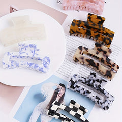 Acetate Acid Retro Hair Claw Shark Claw Ladies Hair Accessories