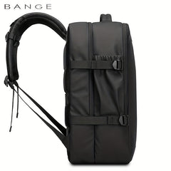 BANGE Large Capacity Business Waterproof Backpack With USB Charging Port