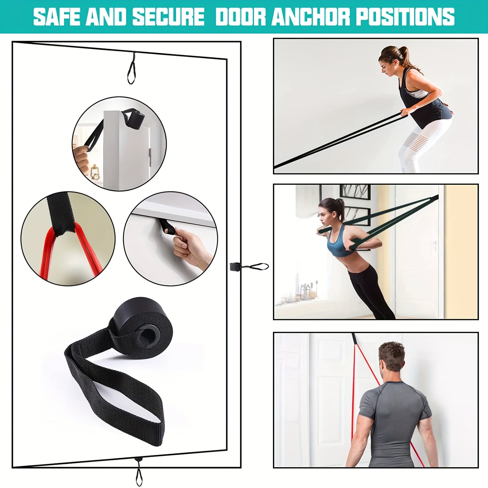 Resistance Band Set For Men And Women - Pull Up Aid Exercise - Physical Therapy