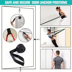 Resistance Band Set For Men And Women - Pull Up Aid Exercise - Physical Therapy