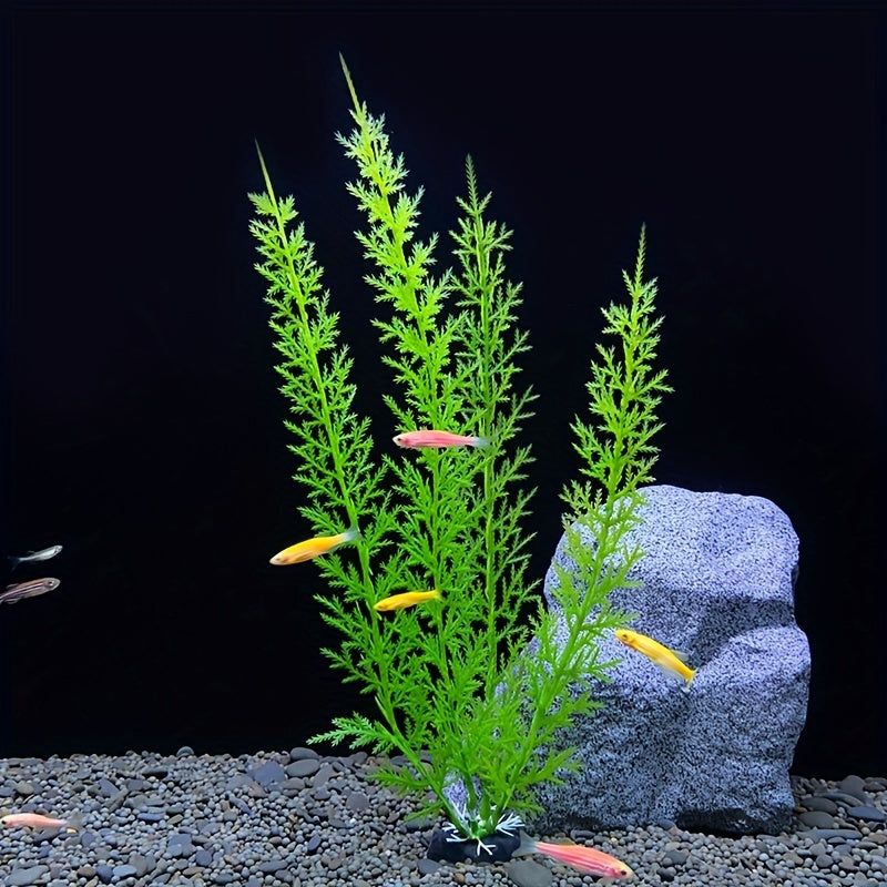 2pcs Lifelike Artificial Water Plants for Stunning Aquarium Landscape