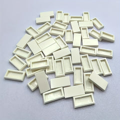 40pcs 3069 Building Blocks 1X2 Smooth Panel Wall Tile DIY Painting Border Tiles