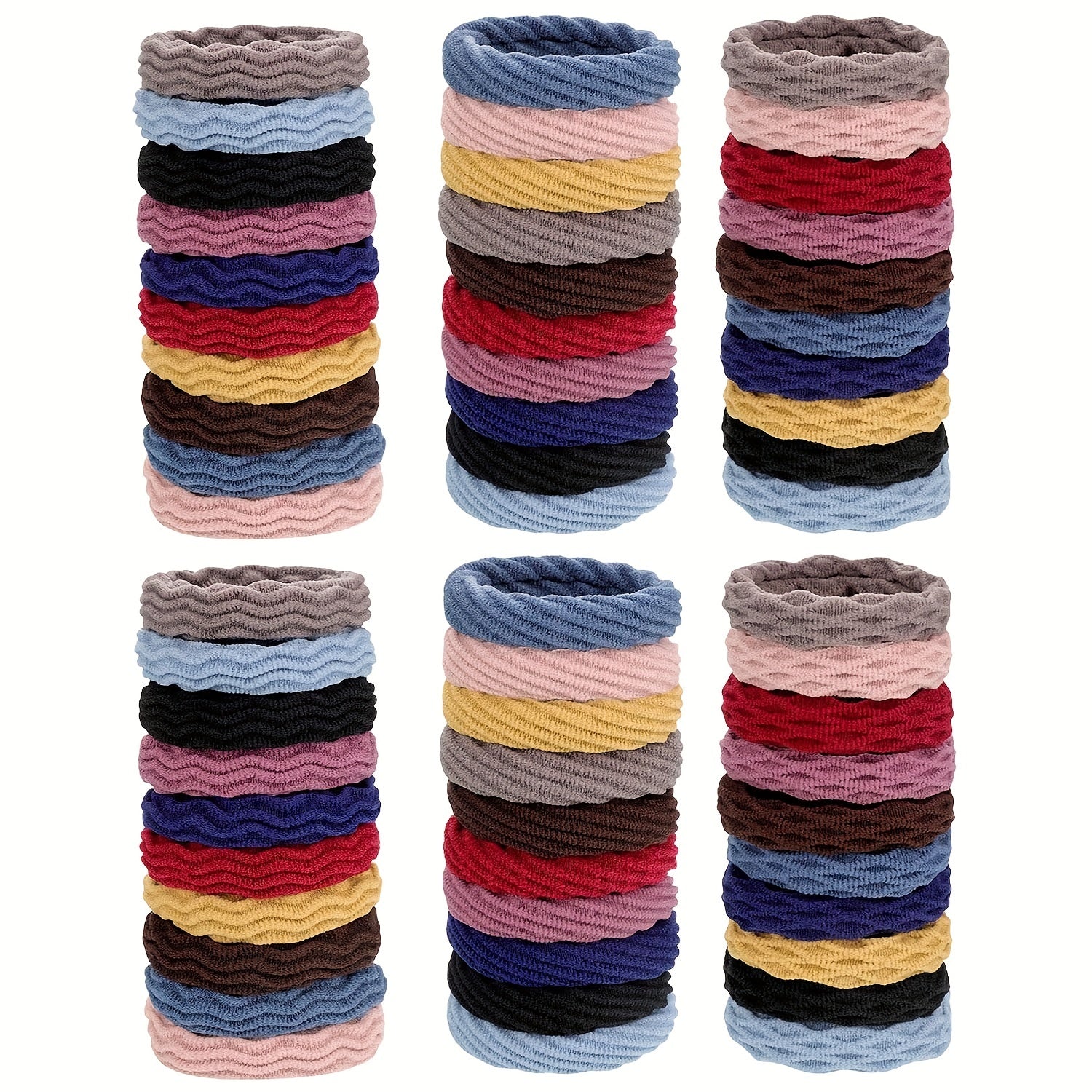 Seamless Hair Tie Style Hair Rope For Thick Curly Hair Elastic Hair Ring