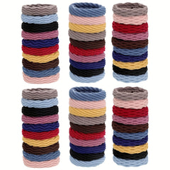 Seamless Hair Tie Style Hair Rope For Thick Curly Hair Elastic Hair Ring