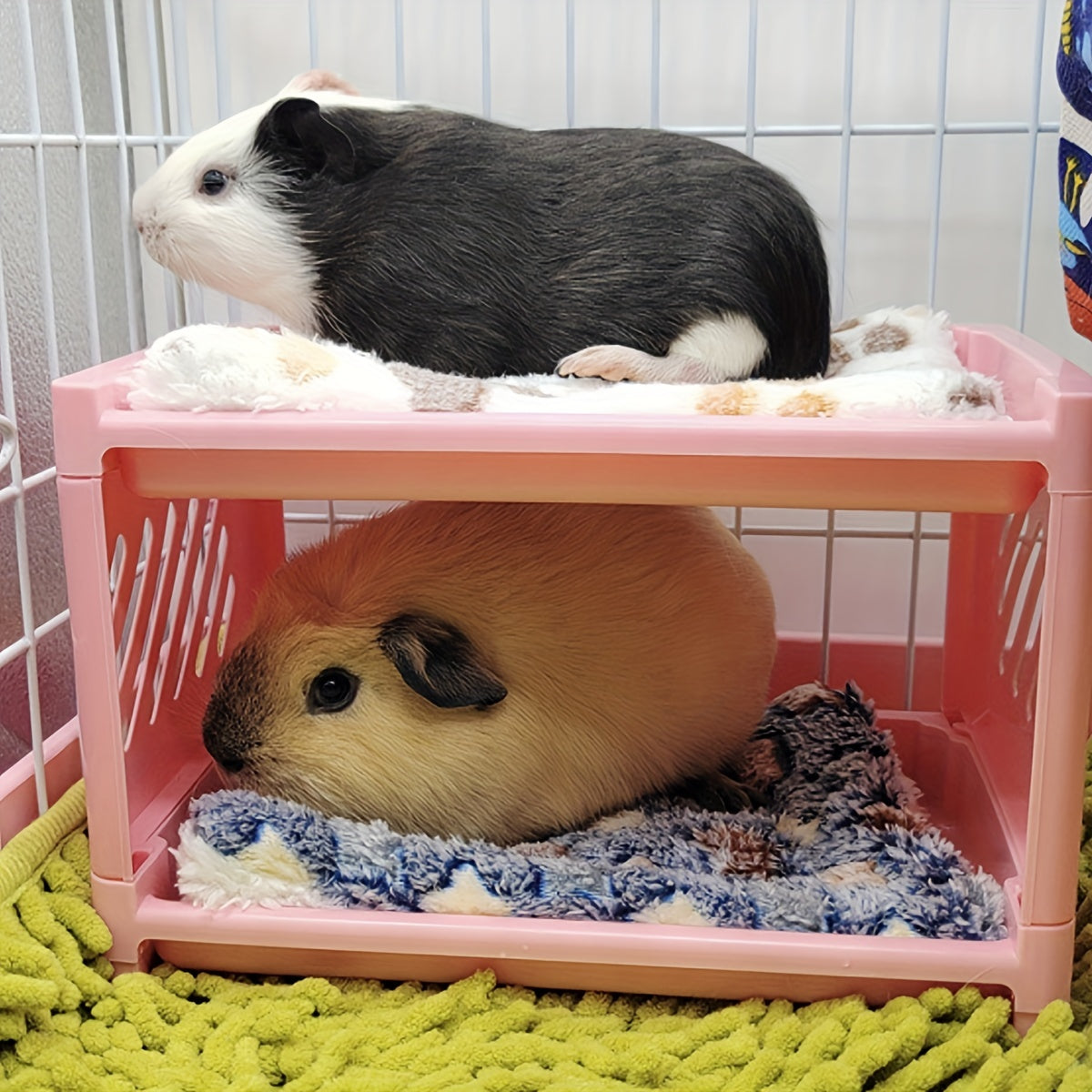 Cozy Hamster Bunk Bed Hideout Corner for Small Animals