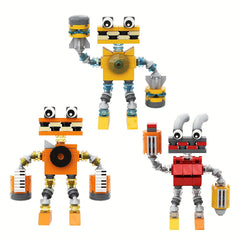 Monster Animals Sing Building Block Toy Set Gift
