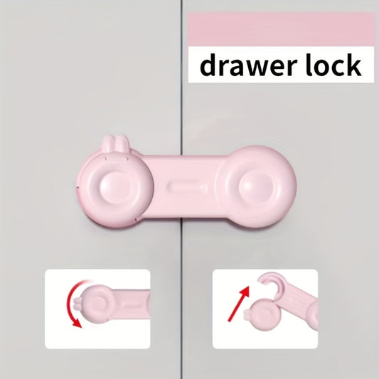 Children's Safety Lock Baby Anti-pinch Hand Drawer Lock