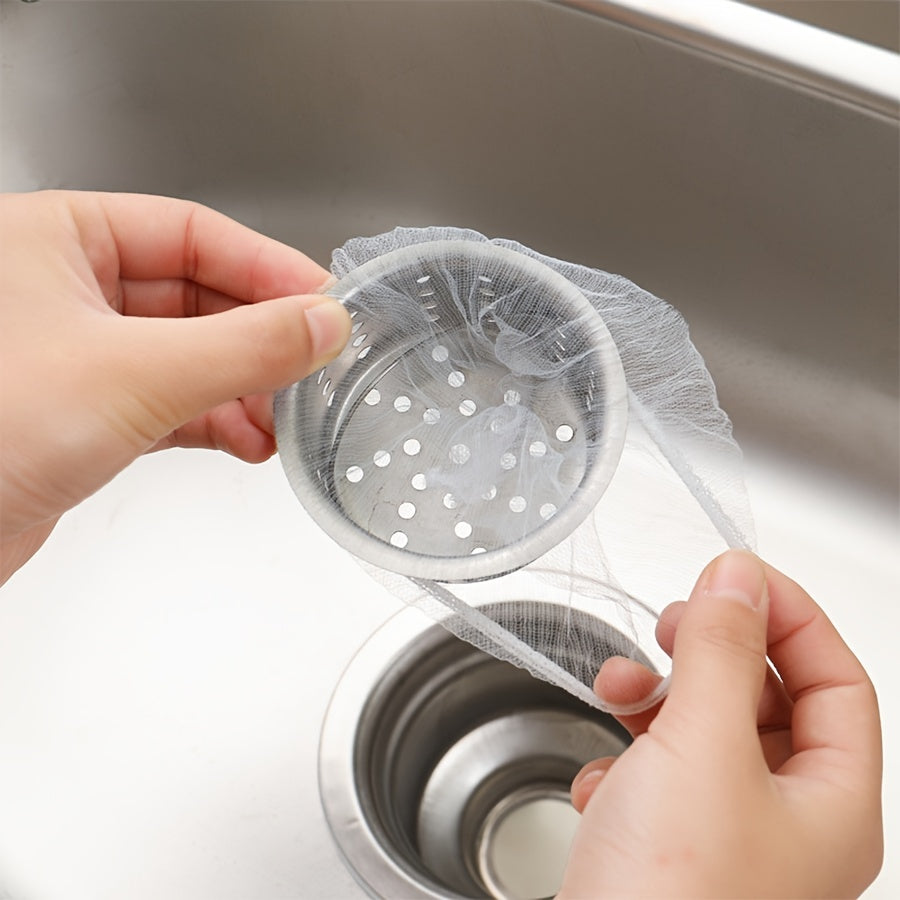 200 Disposable Sink Strainer Bags for Food Waste Collection