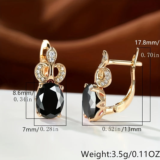 Rainbow Stone Princess Crown Earrings