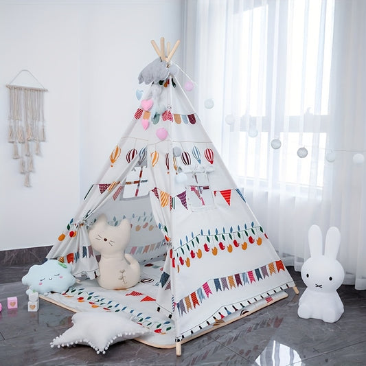 Kids Indoor Princess Tent with Star Lights