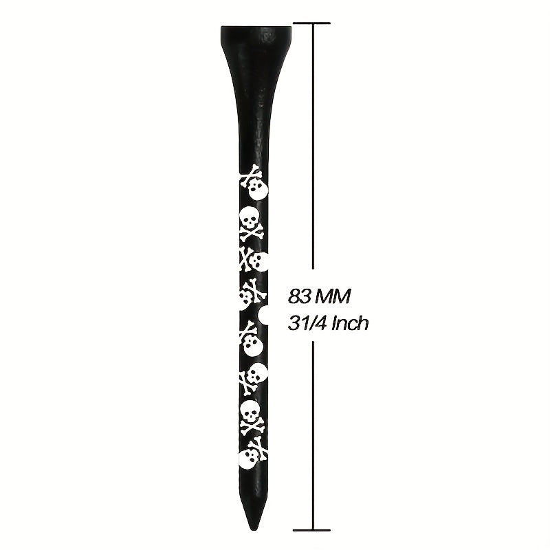30 Golf Skull Studs Tee Ball Holder 83mm Size