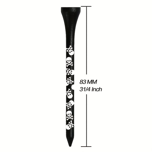 30 Golf Skull Studs Tee Ball Holder 83mm Size