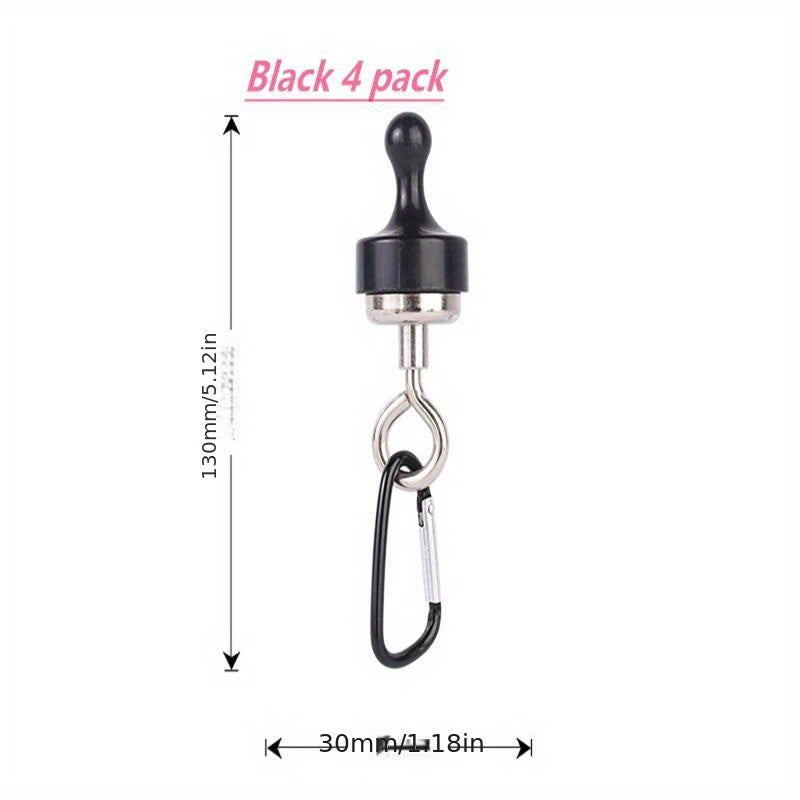 4pc Magnetic Hooks for Camping and Canopy Tent - Outdoor Magnetic Suction Clips