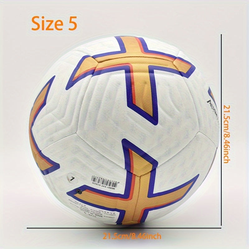 Machine Stitched Size 5 PU Leather Football