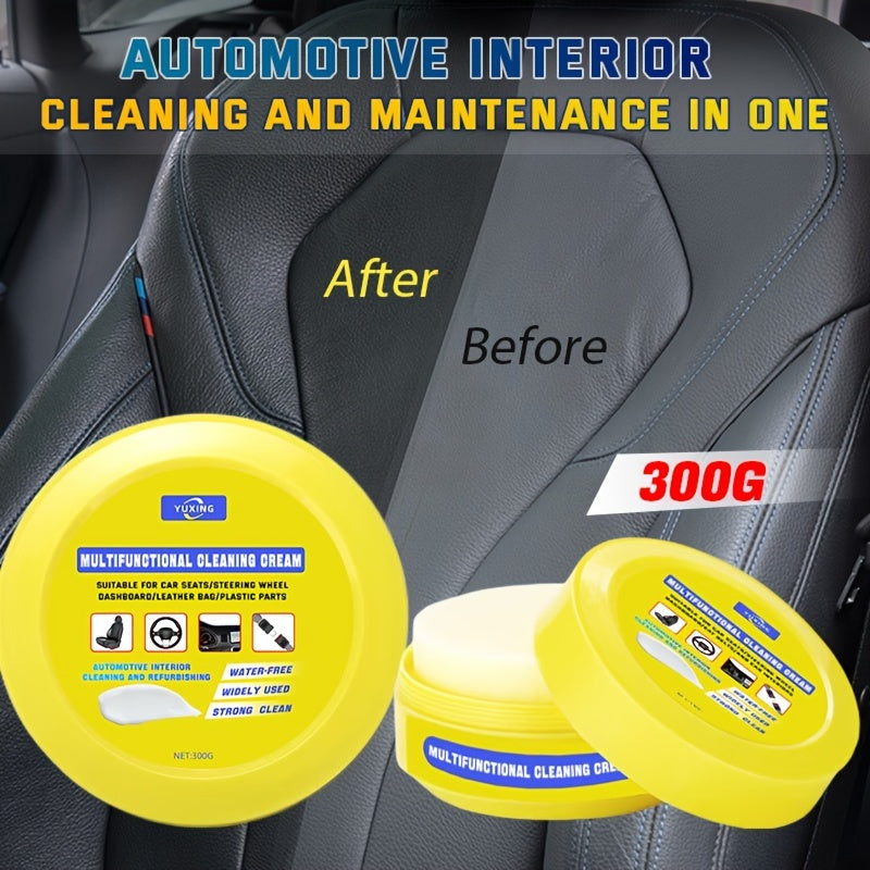 300G Car Interior Cleaning Dashboard Wax Leather Seat Maintenance Paste