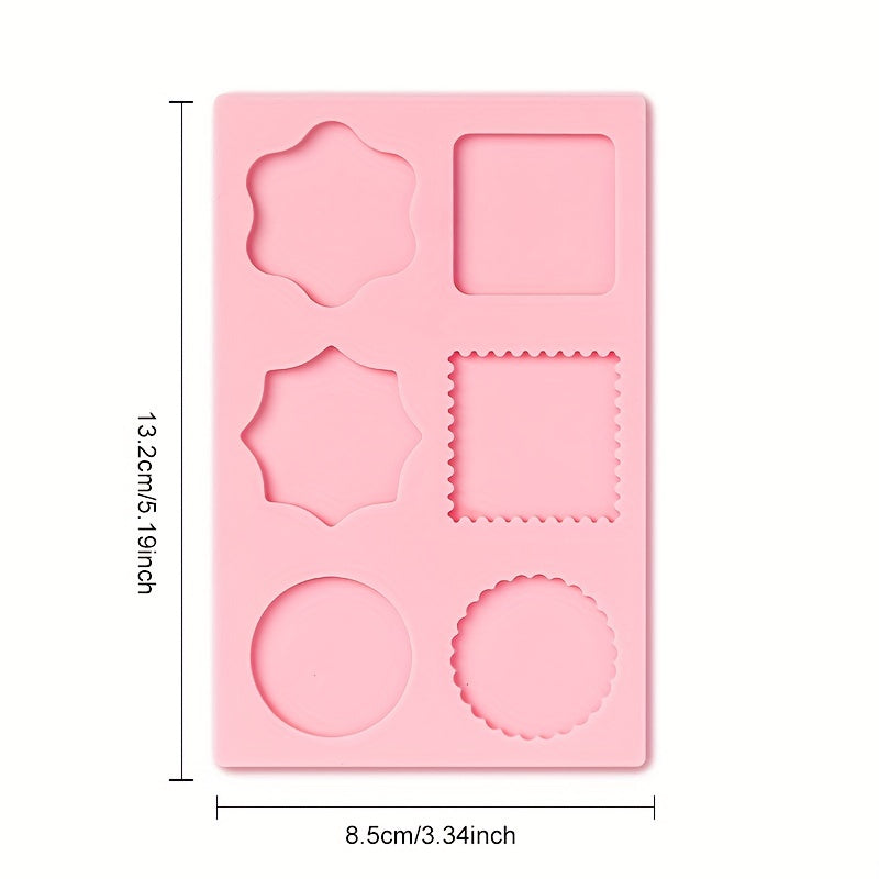 Wax Sealing Stamp Fire Lacquer Fixer 25mm Stamp Head Silicone Mold Shape Holder
